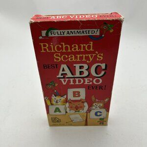 Richard Scarrys Best ABC Video Ever (VHS, 1997)